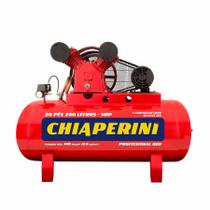 Compressor de Ar Média Pressão Trifásico Aberto 5HP 220/440V 200L 021273 Chiaperini