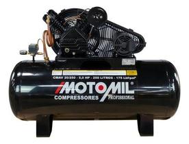 Compressor de Ar Motomil CMAV-20/250 175LBS 5,0HP TRIF