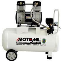 Compressor de Ar Odontológico 2,0HP 50 Litros Isento de Óleo CMO-8/50BR MOTOMIL