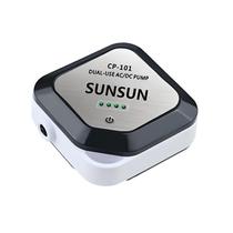 Compressor de Ar P/ Aquários SunSun CP-101 Bivolt c/ Bateria - Sun Sun