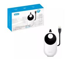 Compressor De Ar Para Aquário 3.4l min 2 Saídas De Ar 5w