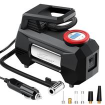 Compressor de ar para inflador de pneus HAUSBELL 150 PSI 12V DC preto