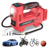 Compressor de ar para inflador de pneus LIVOWALNY 160PSI 18V Milwaukee