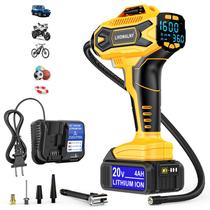 Compressor de ar para inflador de pneus LIVOWALNY 20V, bateria máxima 160PSI