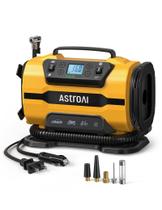 Compressor de ar portátil AstroAI com inflador de pneus 150PSI 12V/110V Compressor de ar portátil AstroAI com inflador de pneus 150PSI 12V/110V