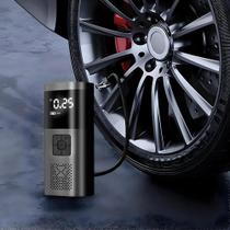 Compressor De Ar Portátil Calibrador Pneu 3 em 1 BTek BT-AX104