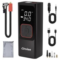Compressor de Ar Portátil Cirvion 150PSI - 25000mAh - Inflador de Pneus Compressor de Ar Portátil Cirvion 150PSI - 25000mAh - Inflador de Pneus