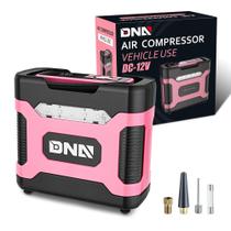 Compressor de ar portátil com inflador de pneus 12V DC 150PSI rosa Compressor de ar portátil com inflador de pneus 12V DC 150PSI rosa