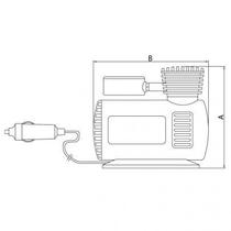 Compressor De Ar Portátil Para Carros 50w 12v 42330/001