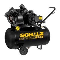 Compressor de Ar Portátil Pistão 10PRO 50 Litros Monofásico 127 V Schulz