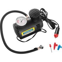 Compressor de Ar Portátil Tramontina 50W 12V com Manômetro - Ideal para Carro, Bicicleta e Bolas Compressor de Ar Portátil Tramontina 50W 12V com Manômetro - Ideal para Carro, Bicicleta e Bolas
