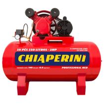 Compressor de Ar Red Média Pressão 10 Pés 140PSI 2HP 150 Lit - CHIAPERINI