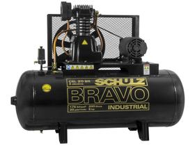 Compressor de Ar Schulz 20pcm CSL20 Bravo 200 Lts 175 Lbs 5 Cv Trifásico