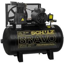Compressor de Ar Schulz Bravo 15pcm CSL15BR 100L 3hp 220v Monofásico
