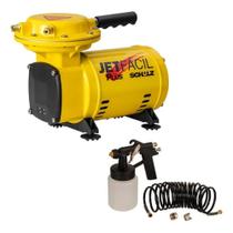 Compressor De Ar Schulz Jet Fácil Plus 127v Com Acessórios Cor Amarelo