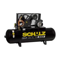 Compressor de Ar Schulz MSV 15 Max 200 Litros 3 cv Monofásico 175 Libras IP21