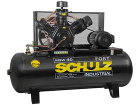 Compressor De Ar Schulz - Msw 40/425 Fort - 40 Pés 425 Litros 175 Libras 220/380v Trif (Motor Aberto)
