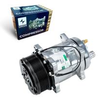Compressor de Ar Universal 5H14 8PK 12V Horizontal 8 F (GRN)