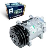 Compressor de Ar Universal 7H15 2V 24V Horizontal 8 Fix(GRN)