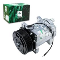 Compressor de Ar Universal 7H15 8PK 12V Horiz. 8Fix (GREEN) Compressor de Ar Universal 7H15 8PK 12V Horiz. 8Fix (GREEN)