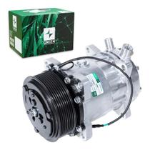 Compressor de Ar Universal 7H15 8PK 24V Vertical 8 Fix (GRN) Compressor de Ar Universal 7H15 8PK 24V Vertical 8 Fix (GRN)