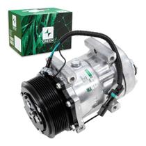 Compressor de Ar Universal SD7H15 8PK Saida Flex 24V (GREEN)