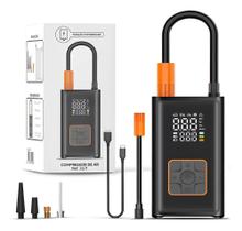 Compressor Digital Portátil 150Psi Sem Fio Com Bicos Variado Compressor Digital Portátil 150Psi Sem Fio Com Bicos Variado