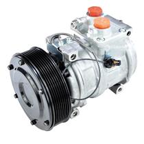 Compressor Do Ar 10PA17C Hitachi Trator LX100-5 / LX150-5 Compressor Do Ar 10PA17C Hitachi Trator LX100-5 / LX150-5