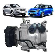 Compressor Do Ar Condicionado Lifan X60 1.8 Com Correia 4pk Compressor Do Ar Condicionado Lifan X60 1.8 Com Correia 4pk