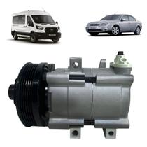 COMPRESSOR FORD TRANSIT / MONDEO 3 PASSANTES POLIA 6PK 12V Única