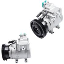 Compressor Halla Hyundai Tucson 2.0 4cc 2007 a 2011 /Kia Sportage 4pk 124mm importado