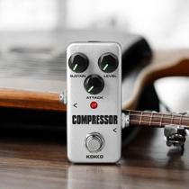Compressor Kokko FCP2 Mini Pedal De Efeito Para Guitarra Que Melhora A Definição De Cada Nota Solo