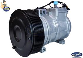 Compressor modelo 10pa17 12v polia 8pk 140mm colheitadeira john deere 3510 3520 ch570 ch670 apos 2017 - rc600306 oem ah169875 an221429 re46609 Compressor modelo 10pa17 12v polia 8pk 140mm colheitadeira john deere 3510 3520 ch570 ch670 apos 2017 - rc600306 oem ah169875 an221429 re46609