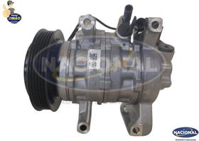 Compressor modelo 10sre11c 12v polia 5pk 120mm honda city fit 2014/2019 - bc447140-4800rc oem 388105r7a01