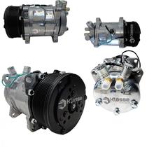 Compressor modelo 5H14 8 Orelhas 24V Polia 8PK 120,8mm R134a