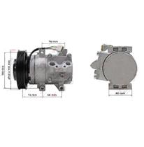 Compressor Modelo Visteon Hs15 Ford Fiesta / Ecosport 1.6/ 2.0 12 Volts Polia 6Pk 143mm Compressor Modelo Visteon Hs15 Ford Fiesta / Ecosport 1.6/ 2.0 12 Volts Polia 6Pk 143mm