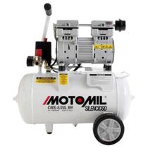 Compressor Odonto 24l Silencioso Isento Óleo Cms5/24 Motomil Branco 60 Hz Monofásica Compressor Odonto 24l Silencioso Isento Óleo Cms5/24 Motomil Branco 60 Hz Monofásica