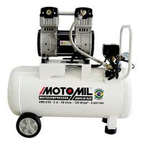 Compressor Odontológico Nacional Motomil Sem Óleo CMO-8/50 220V 2HP 120 LBS 50L