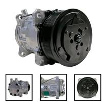 Compressor original cemak 7h15 8 orelha 8pk saida p/cima 12v