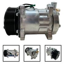 Compressor original cemak 7h15 8 orelha 8pk saida p/cima 24v