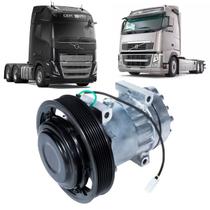 Compressor original cemak volvo fh passante 8pk 180mm 24v