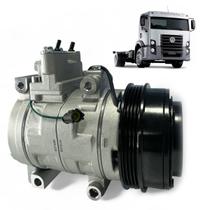 COMPRESSOR ORIGINAL CEMAK VW CONSTELLATION MOD. DKS 4 PASSANTES 4PK 24V Única