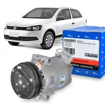 COMPRESSOR ORIGINAL DELPHI VW GOL G5 / G6 / FOX 2008/VOYAGE 2008 3 PASSANTES POLIA 3PK 110MM 12V OEM:5U0820803A/ CS200 Única