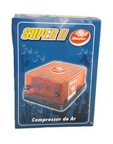 Compressor Para Aquario Com 2 Saidas Master Super II