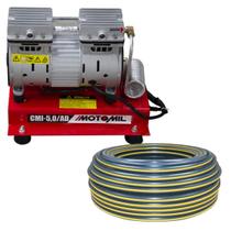 Compressor para Poço Artesiano até 60 Metros Isento de Oleo com 100 Metros de Mangueira