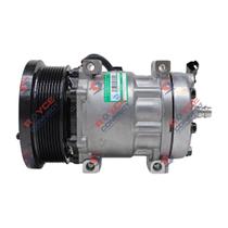 Compressor Sanden Aa7H15Aa 4769 CAT D4E Parafuso Passante 24V Descarga Sucçao Trazeira Polia 8Pk 154Mm Oem-1630872