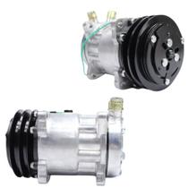 Compressor Sanden SD7H15, Orelha, 2A, 24v, Vertical 8x10 importado Compressor Sanden SD7H15, Orelha, 2A, 24v, Vertical 8x10 importado