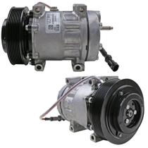 Compressor Sanden SD7H15, Passante, DAF XF105, 410, 460, 510, CF360, CF410 7pk 140mm, 24v importado Compressor Sanden SD7H15, Passante, DAF XF105, 410, 460, 510, CF360, CF410 7pk 140mm, 24v importado