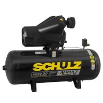Compressor schulz audaz de pistao mcsv20 ap/200litros trifasico 220/380v