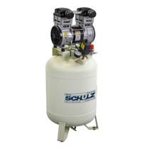 Compressor Schulz Csd 10 60 Lts 120 Lbs 2 Cv 220v Isento De Óleo